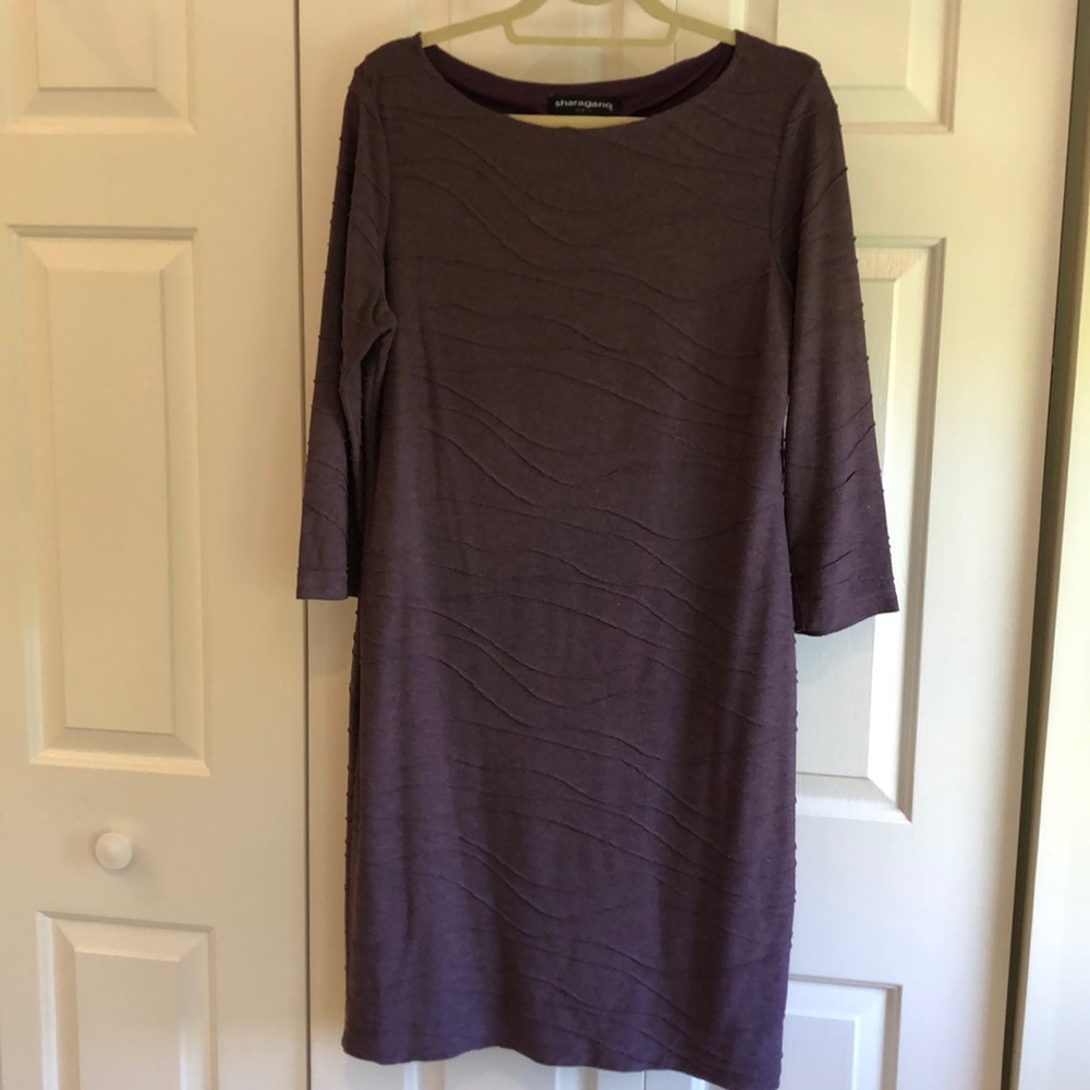 Wavy purple dress